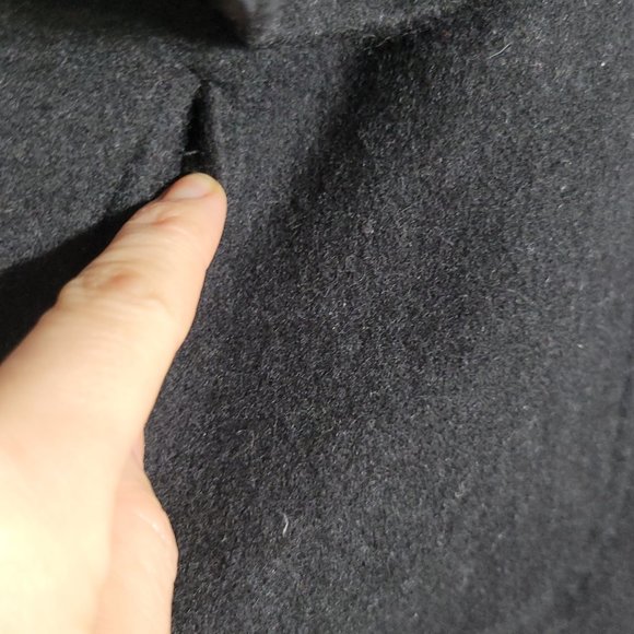 Gap Wool Blend Double Breasted Peacoat Jacket Lined Pockets Collard Classic XS - Picture 4 of 10